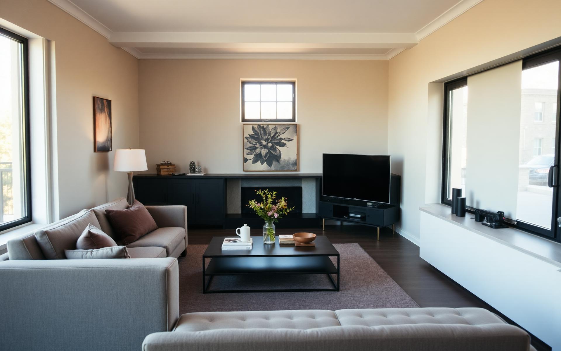 A calm, restored residential interior with soft natural light.